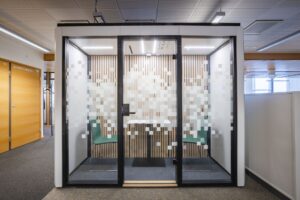 Octacell 3X2 meeting room at Vaisala headquarters in Vantaa