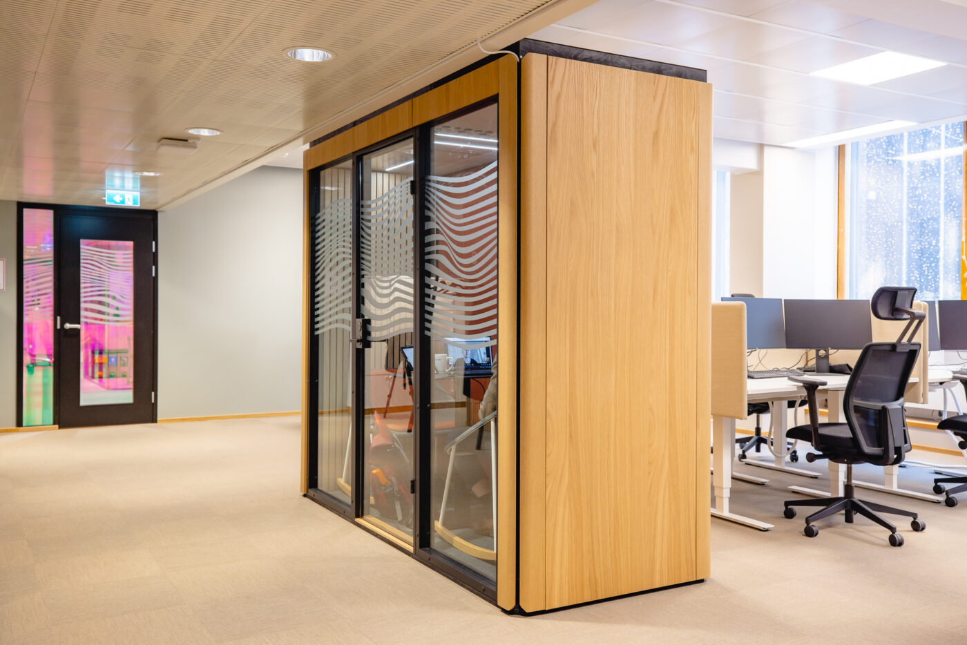 Octacell 3X1 työhuone Visman tiloissa