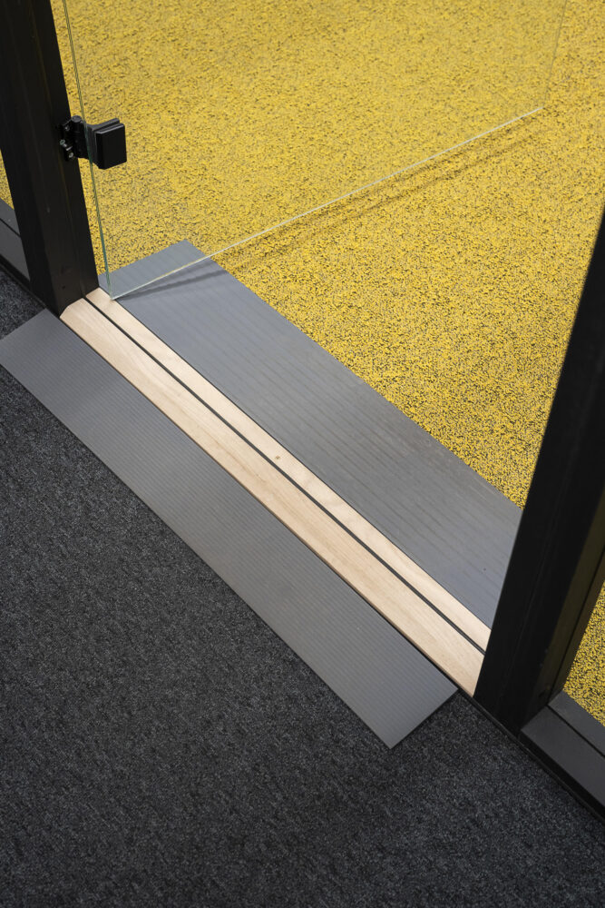 Accessible low-profile threshold