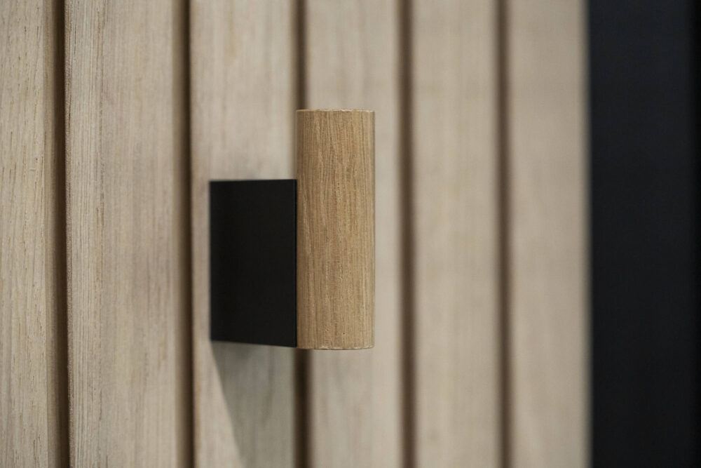 Wooden coat hook